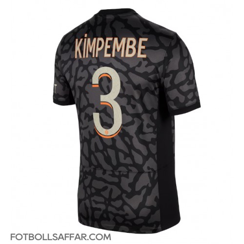 Paris Saint-Germain Presnel Kimpembe #3 Tredjeställ 2023-24 Kortärmad